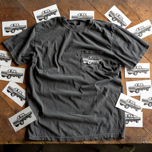 "Lucky Truck" - Heavyweight Pocket T-Shirt